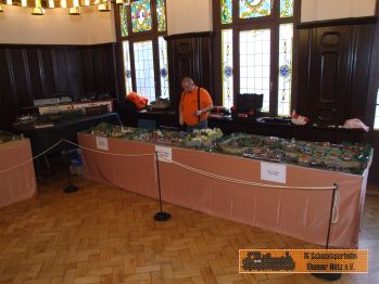 Markus Ihle an seinen Spur N Anlagen.